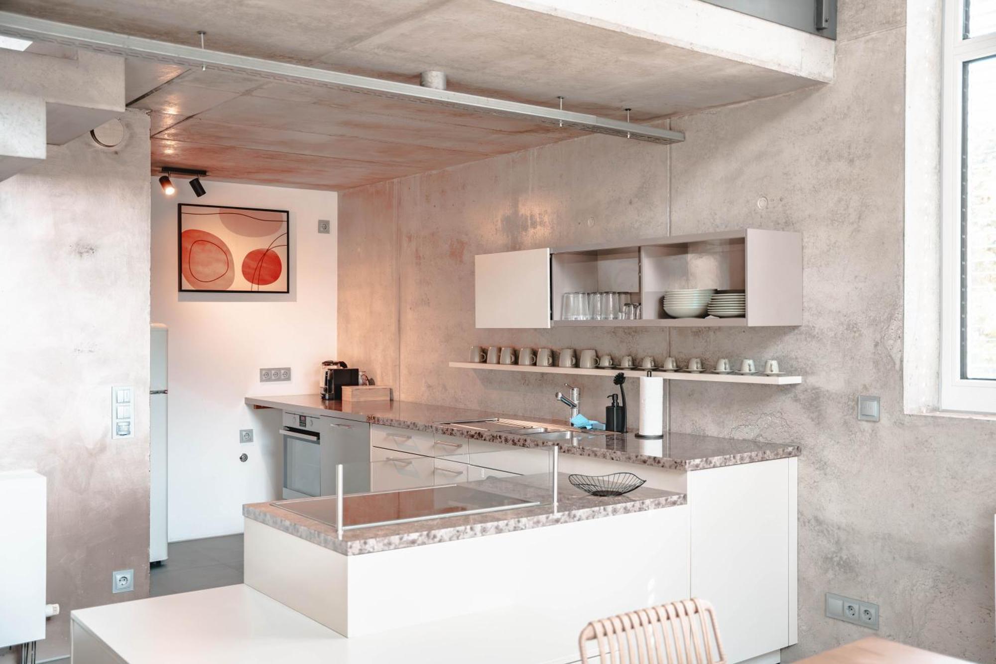 Sunset Club - Loft - 155 M2 Sichtbeton - Zentral Apartman Memmingen Kültér fotó