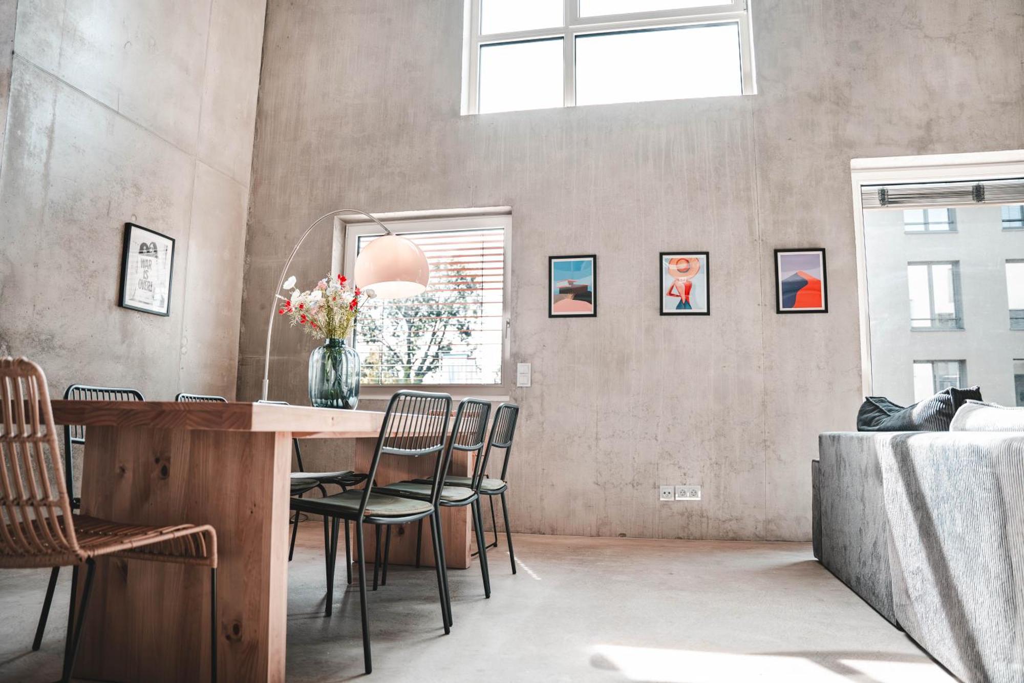 Sunset Club - Loft - 155 M2 Sichtbeton - Zentral Apartman Memmingen Kültér fotó