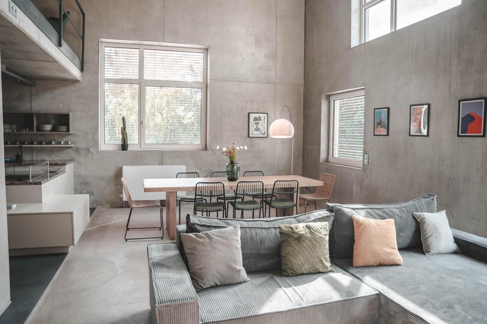 Sunset Club - Loft - 155 M2 Sichtbeton - Zentral Apartman Memmingen Kültér fotó